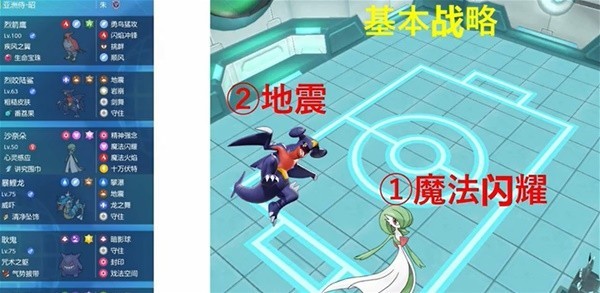 《宝可梦朱紫》烈咬陆鲨&沙奈朵双打阵容分享