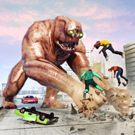 愤怒的怪物城市攻击（Angry Monster City Attack）_logo